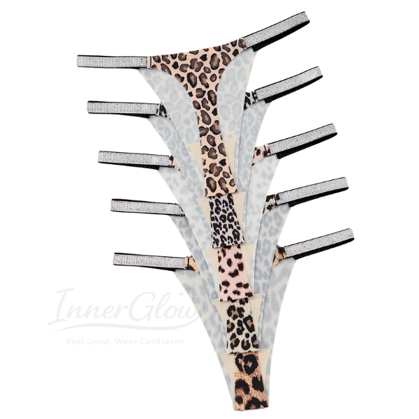Seamless, No-Show, Sexy Printed Soft And Comfortable Breathable Quick-Dry Underwear