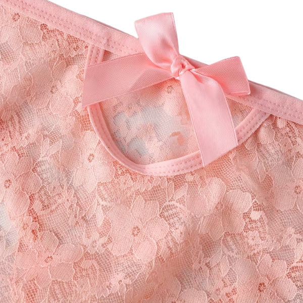 Large Bow Lace Sexy Women'S Panties