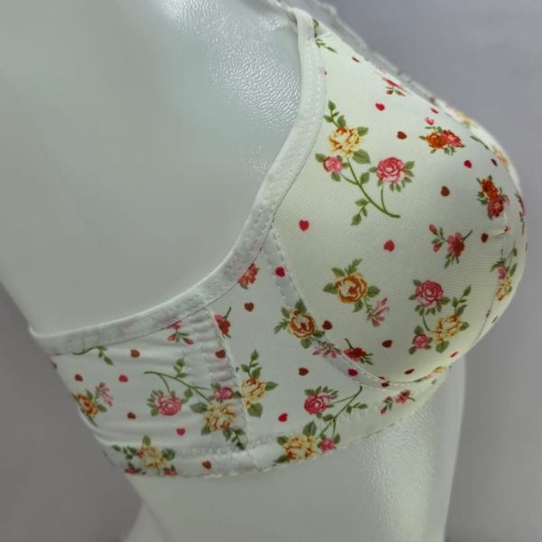 Women&amp;#039;s Floral Printed Padded Bra Set