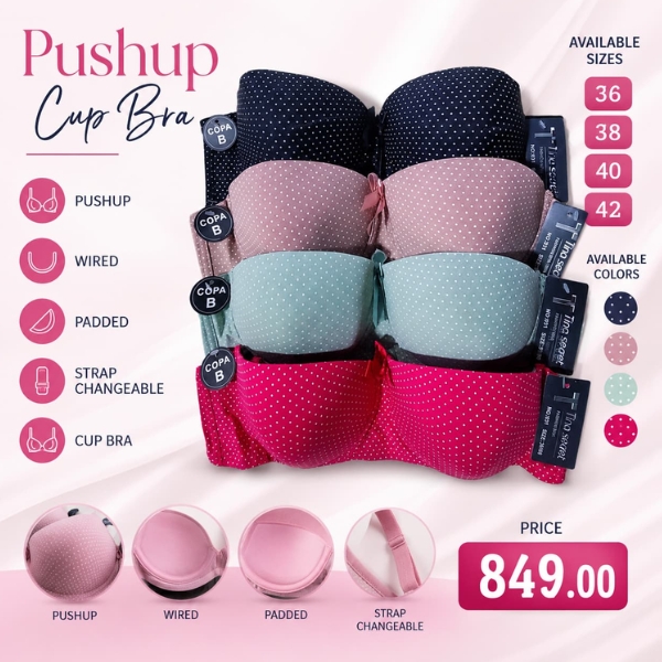 Premium Polka Dot Padded Bra Collection