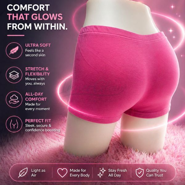 Innerglow Ultra Soft Comfort Box Panty for Ladies size- M,L,XL,2XL