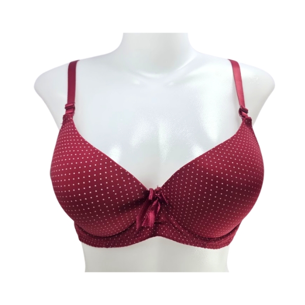 Elegant Polka Dot Padded Bra Collection