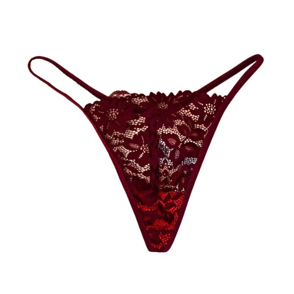 Printed Butterfly Floral Leopard Lace Thongs