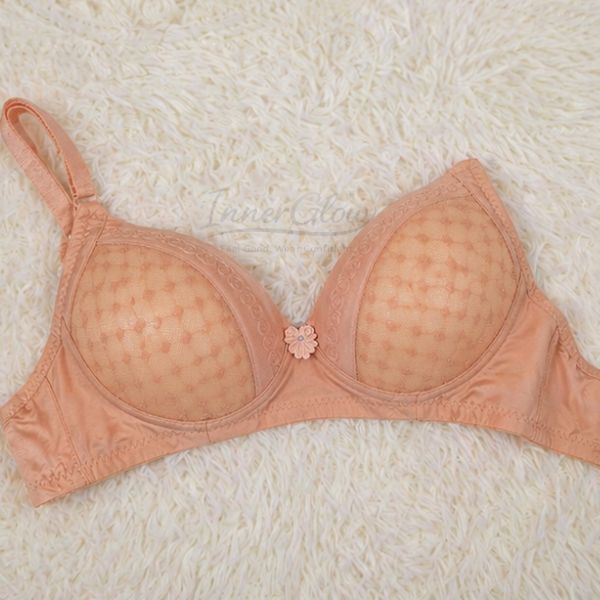 Innerglow Peach Bliss Comfort Support Bra – Dark Beige – Size 40