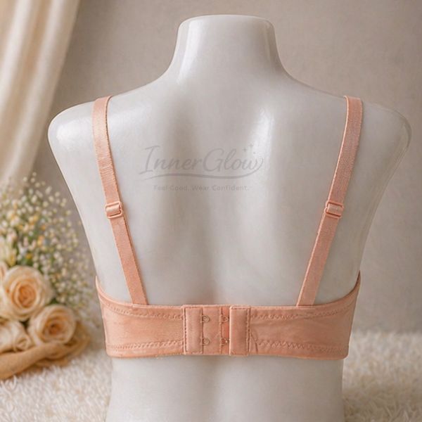 Innerglow Peach Bliss Comfort Support Bra – Dark Beige – Size 40