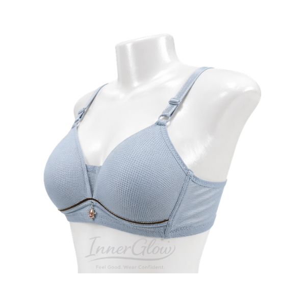 Innerglow Aura Soft Support Bra – Sky Blue – Size 40