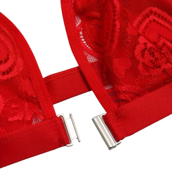 European Style Solid Color Front-Opening Comfortable Breathable Women's Bra