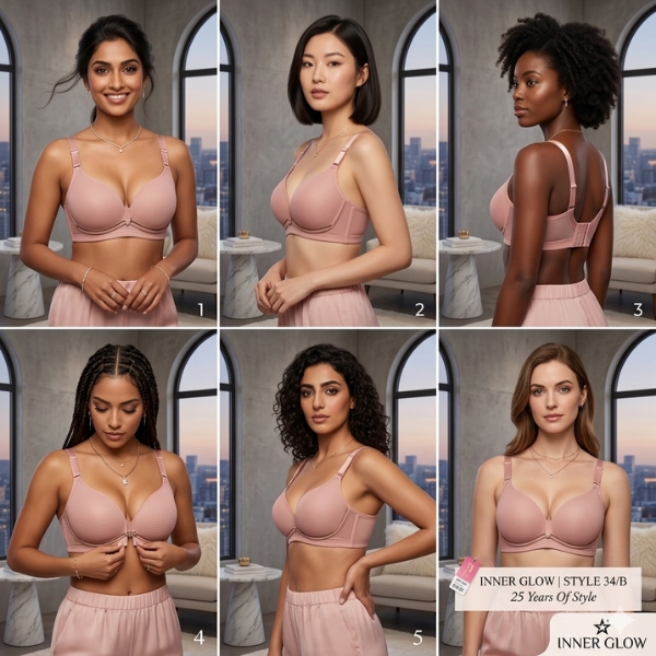 Innerglow Aura Soft Support Bra – Size 38/85