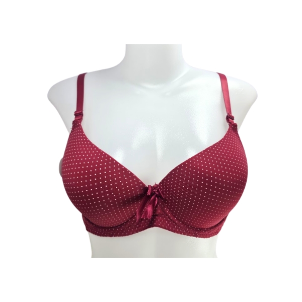 Elegant Polka Dot Padded Bra Collection
