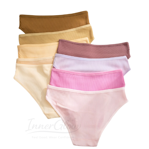 Vertical Stripe Triangle Panties
